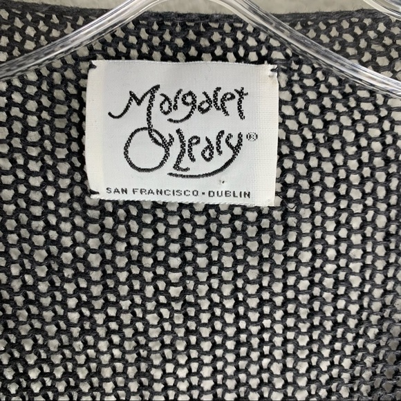 Margaret O’Leary Knit V-Neck Pullover Sweater black - Picture 3 of 5